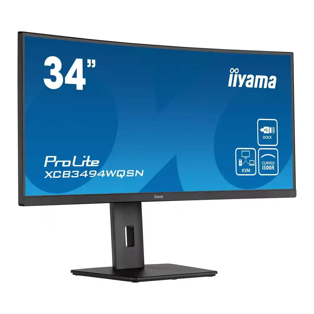 (image for) iyama ProLite XCB3494WQSN-B5 34" UWQHD 120Hz VA USB-C Dock Monitor